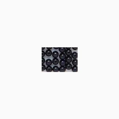 Wood Beads 0.8cm. Black