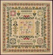 Cross Stitch Chart Botanical Stitches Texas Bluebonnet DR286
