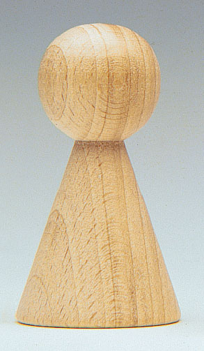 Wooden cone 70x42mm