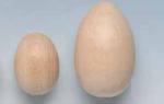 Wooden egg 40x60