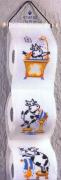 Toilet roll holder: Cow