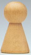 Wooden cone 60x31mm