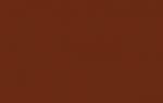 Acrylic matt Color - rosso ossidato