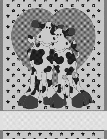 Come una volta: Gilda - kitchen towel black