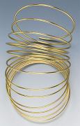 Aluminium wire - gold 2mm.