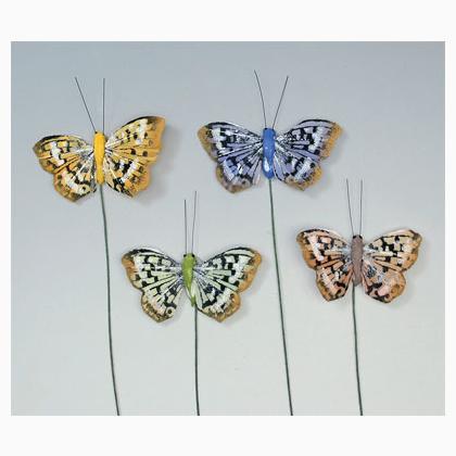 Feather Butterfly (4) - 5cm.