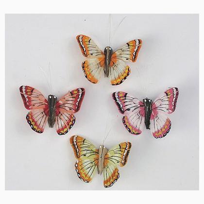Feather Butterfly (4) - 4.5cm.