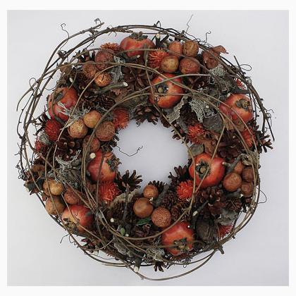 Deco Wreath: Pomegranate