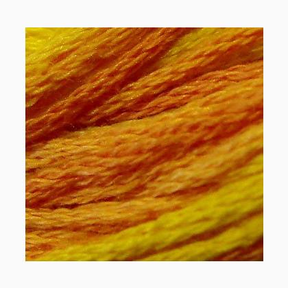 Valdani Hand-Overdyed 6 Strand - Orange Blossom
