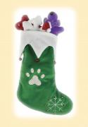 Jingle Bell Holiday Stockings - Green