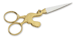 Sewing Scissors Gold Roosted