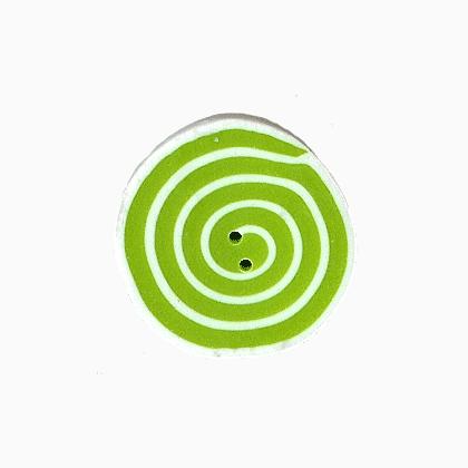 3478M - Medium Lime & White Swirl