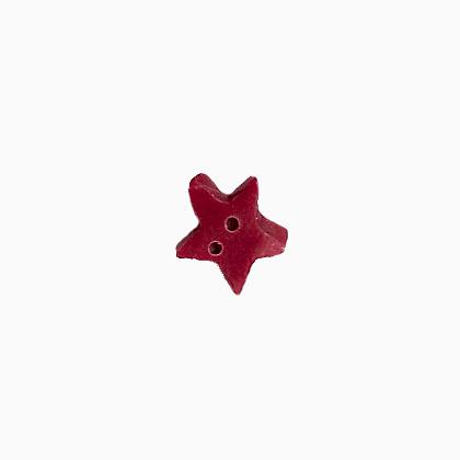 3507S - Small Folk Art Red Flat Star