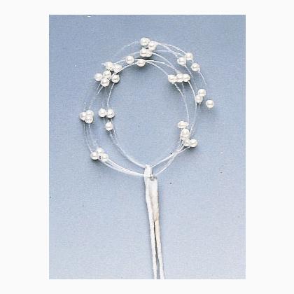 Beads loop: 50mm. white