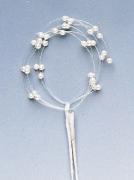 Beads loop: 50mm. white