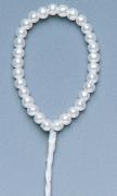 Beads loop: 35mm. white