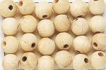 Wood Beads 0.8cm. Natural Light