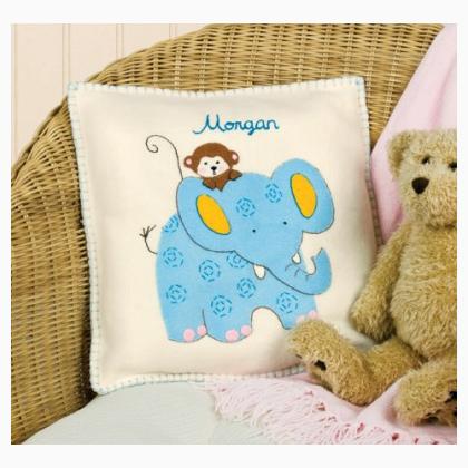 Jungle Animals Pillow From Dimensions - Felt Applique - Cross-Stitch Kits Kits - Casa Cenina