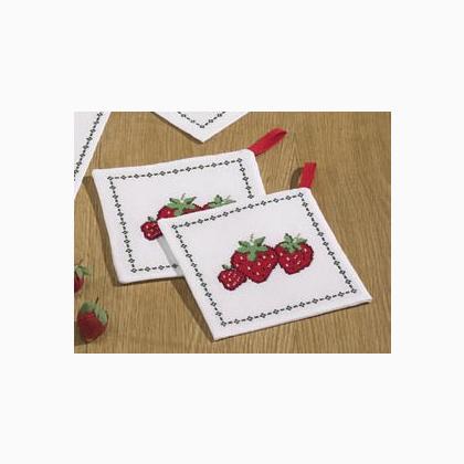 Strawberry Oven Pads (2)