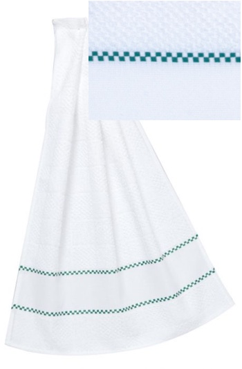 Nido d\'ape: Kitchen towel green