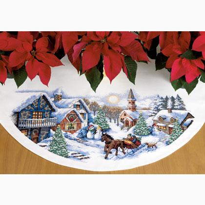 Sleigh Ride Tree Skirt