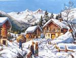 Winter in the hamlet