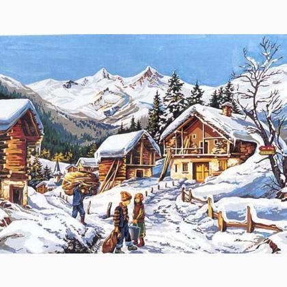 Winter in the hamlet