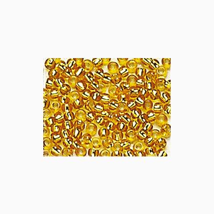 Rocailles - Transp. 2,6mm. - Gold