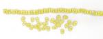 Rocailles - Transp. butterfly 2x4mm. - Yellow