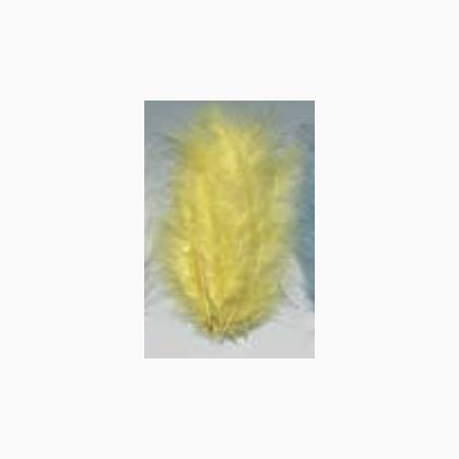 Feathers 12 cm: Yellow