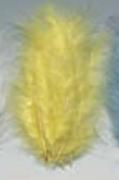 Feathers 12 cm: Yellow
