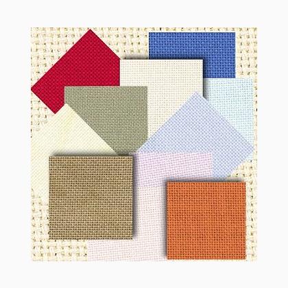 Zweigart: Lugana Sample Card