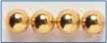 Wax beads: Gold 3mm.