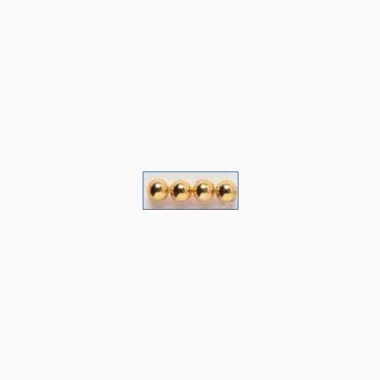 Wax beads: Gold 3mm.