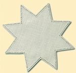 Star Doily (small) - Cream 20x20