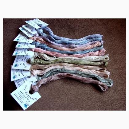 Valdani Hand-Overdyed 6ply skeins - Muddy Monet Assortment