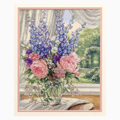 Peonies & Delphiniums