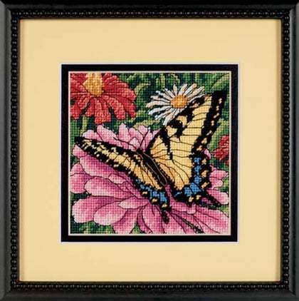 Butterfly on Zinnia