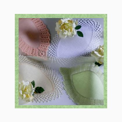 Petal Doily - Green Lemon 25x14