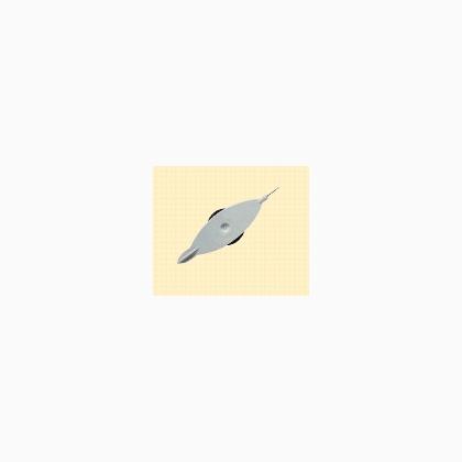 Plastic Tatting Shuttle with hook