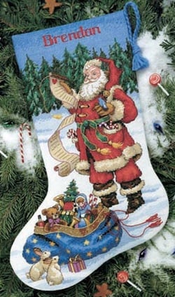 Stocking - Christmas Eve From Letistitch - Letistitch - Kits - Casa Cenina