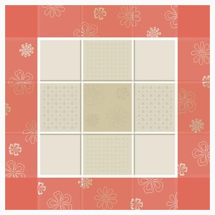 Decors de Table: Flowers - Orange