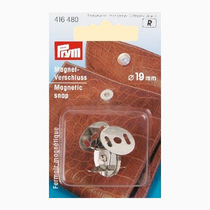 Magnetic Snap (19mm) - Silver-coloured