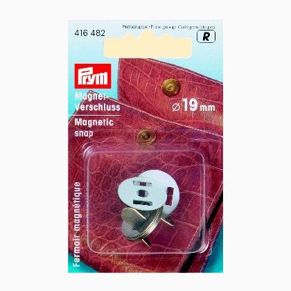 Magnetic Snap (19mm) - Antique brass