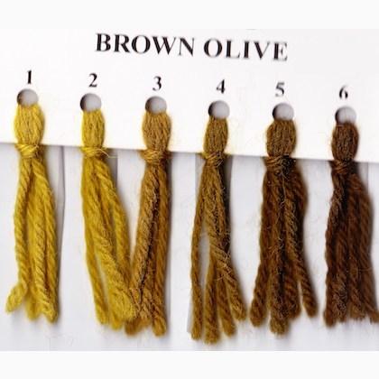Crewel Wool Hank - Brown Olive 315