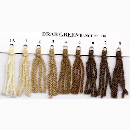 Tapestry Wool Hank - Drab Green 333