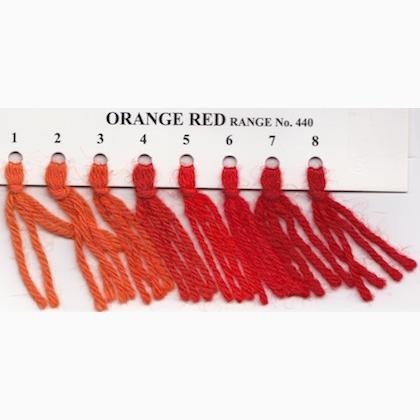 Tapestry Wool Hank - Orange Red 444