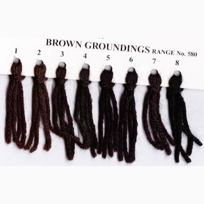 Crewel Wool - Brown Groundings 583