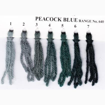 Crewel Wool Hank - Peacock Blue 647