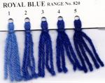 Crewel Wool Hank - Royal Blue 821
